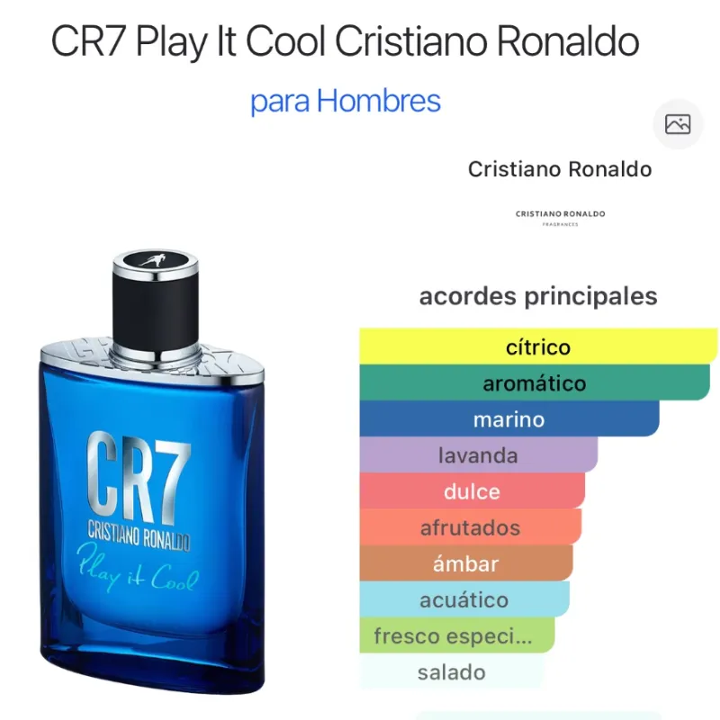 Perfume CR7, Play it cool, 100 ml