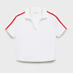 Polo de algodón crop MNG
