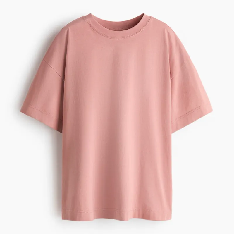 Pullover básico Oversize Rosa