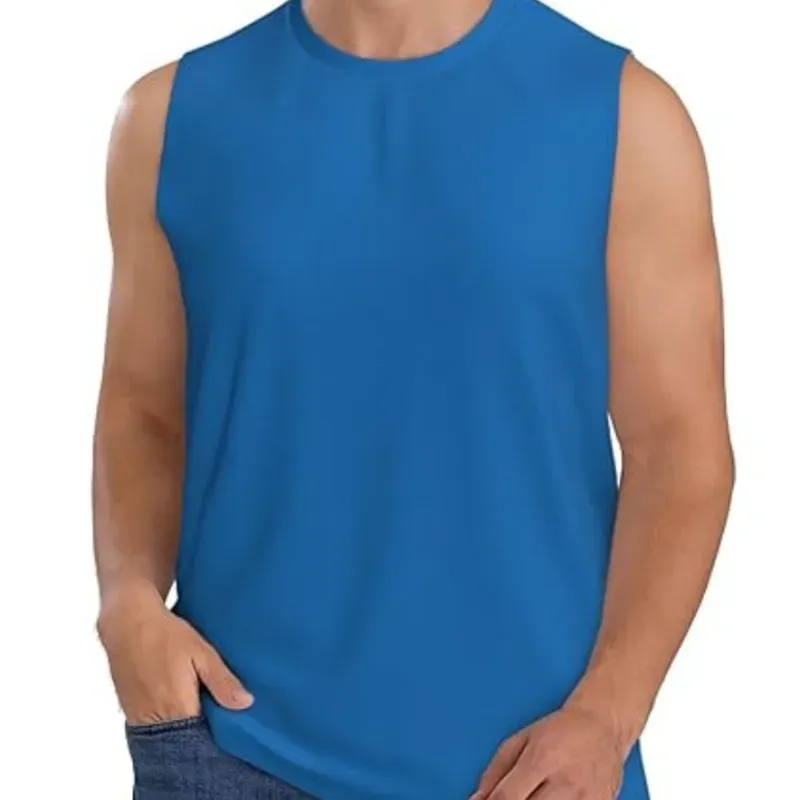 Pullover Desmangado Azul