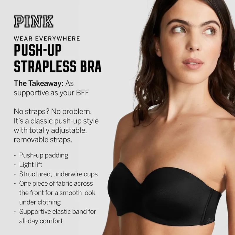 Push-up Strapless Bra