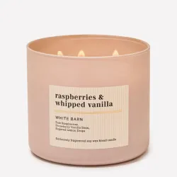 Raspberries & whipped vanilla