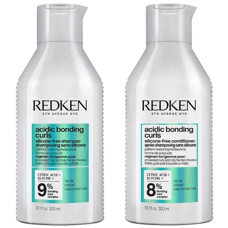 Redken Acidic Bonding Curls Champú y acondicionador sin silicona Duo