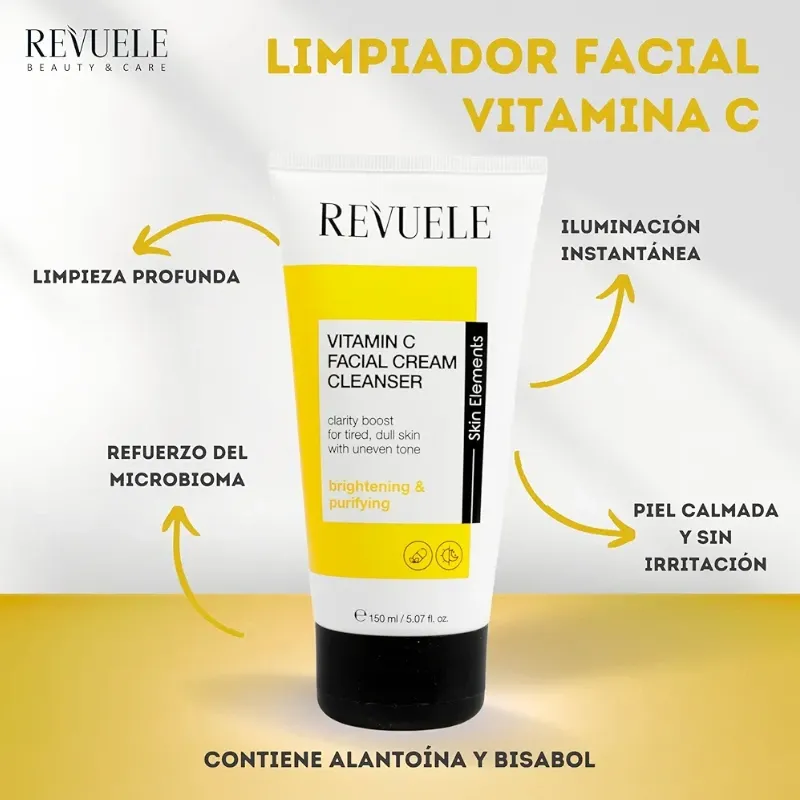 Revuele Skin Elements Crema Limpiadora Facial Vitamina C