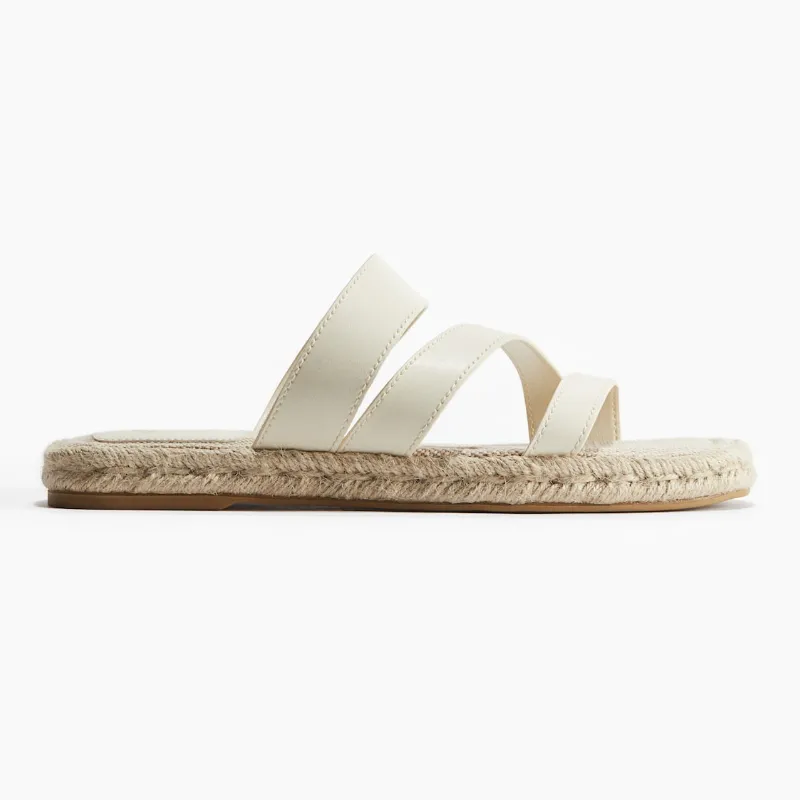 Sandalias Alpargatas - Crema