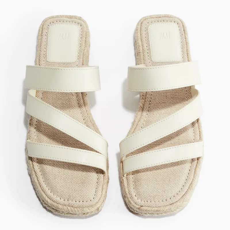 Sandalias Alpargatas - Crema