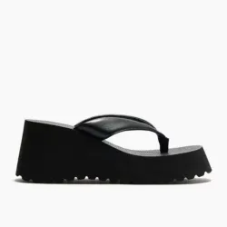 Sandalias altas H&M negras