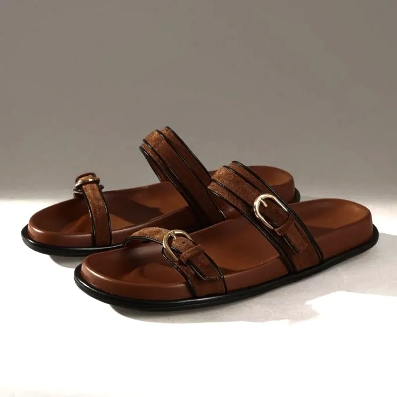 Sandalias Marrón oscuro