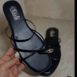 Sandalias Negra y Dorada