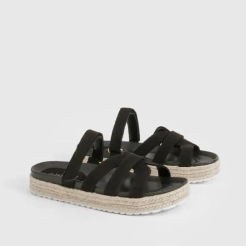 Sandalias negras