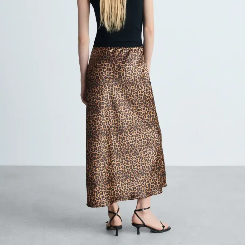 Saya larga leopardo MANGO