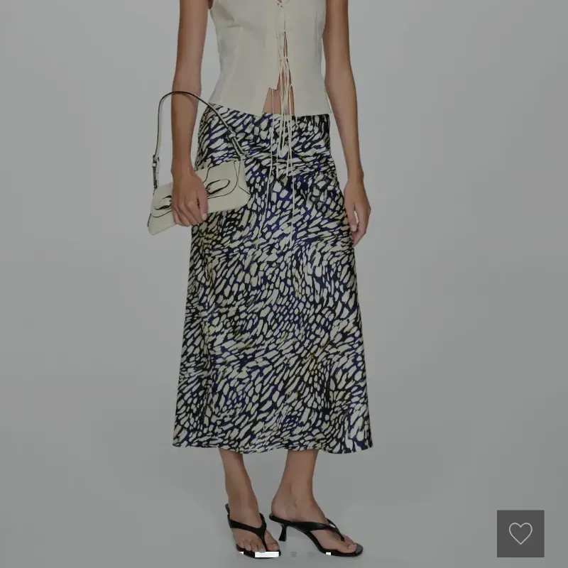 Saya satinada animal print 