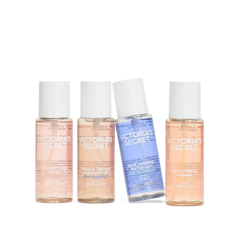 Set 4 colonias para cabello y cuerpo