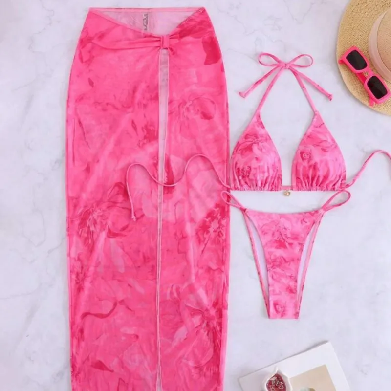 Set bikini con falda