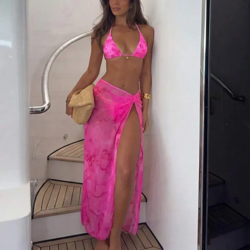 Set bikini con falda