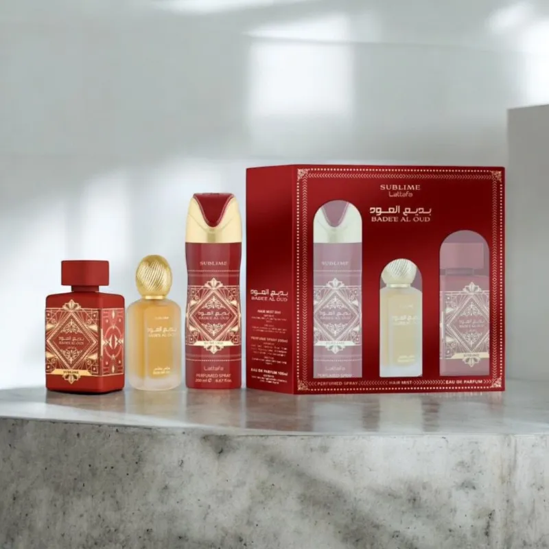 Set de perfume  , perfume capilar y spray 