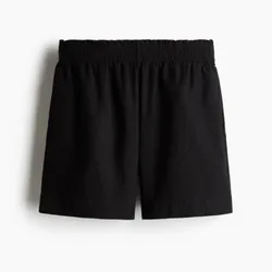 Short de tela negro 