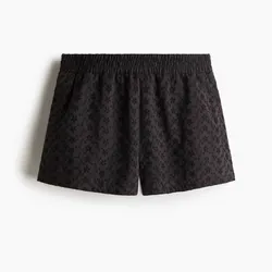Short Negro Bordado