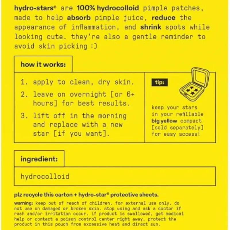 Starface Hydro-Stars Pimple Patches.