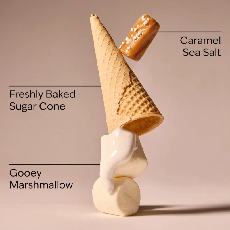 Sugar cone crunch