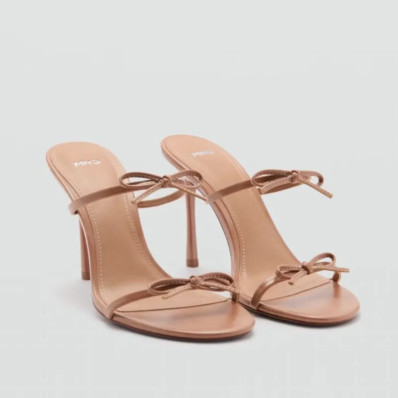 Tacones Mango con lazos