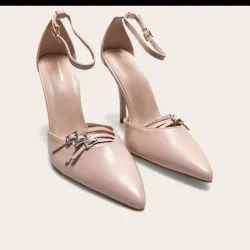 Tacones Puntifinos Beige