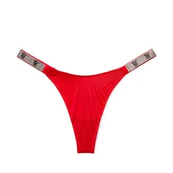 Tanga brillantes rojas