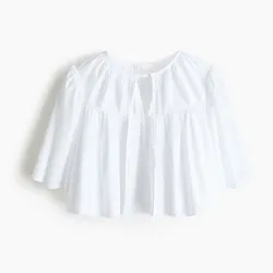 Top Blanco con Volantes