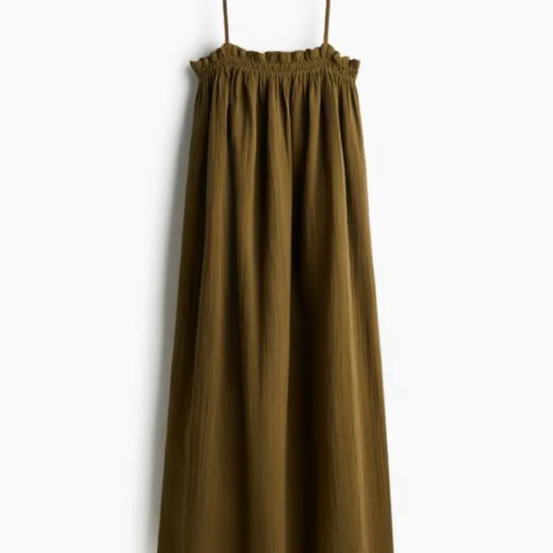 Vestido ancho verde