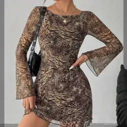 Vestido Animal Print 