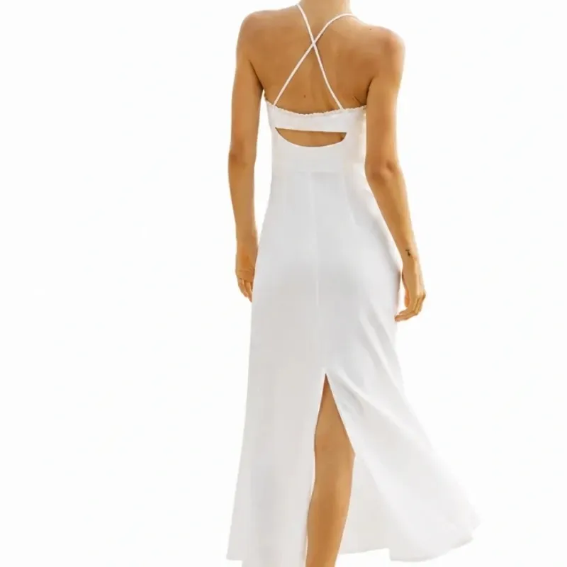 Vestido blanco Zara