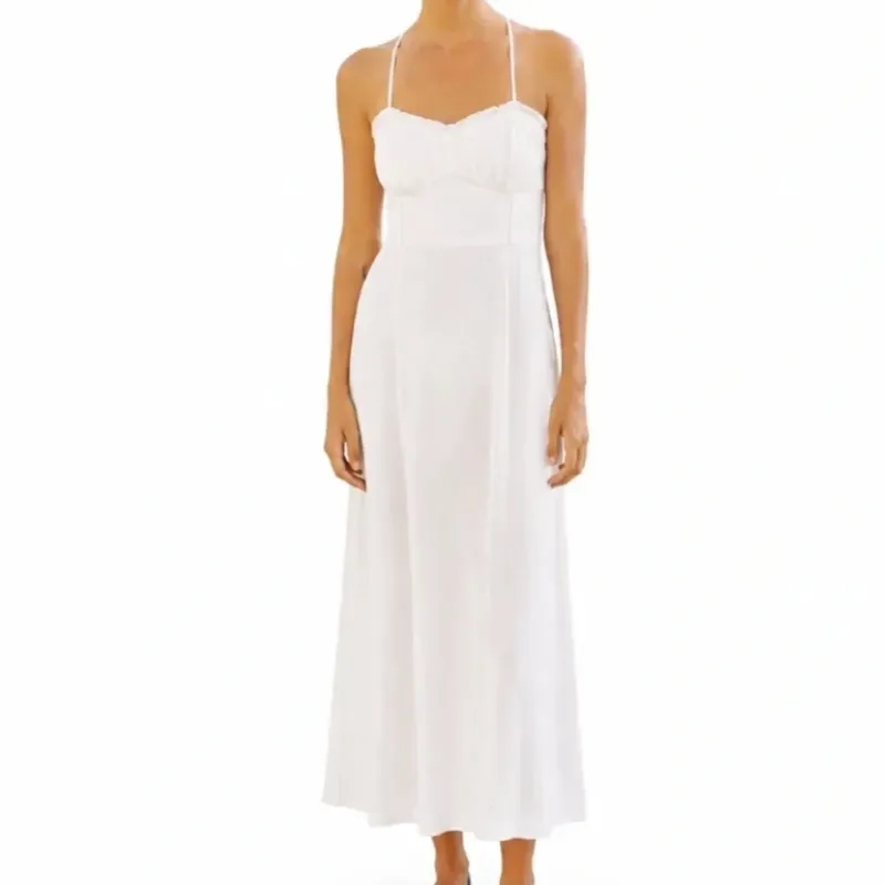 Vestido blanco Zara
