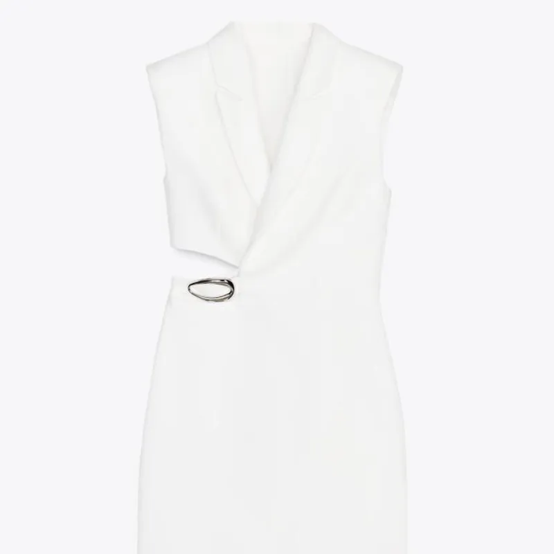 Vestido blanco Zara