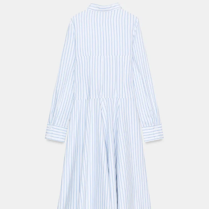Vestido camisero de rayas Zara