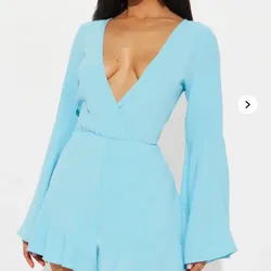 Vestido Corto Azul