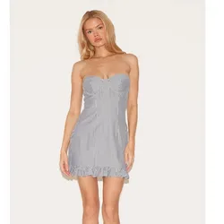 Vestido de líneas Pretty Little Thing