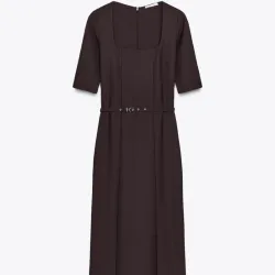 Vestido de mangas ZARA