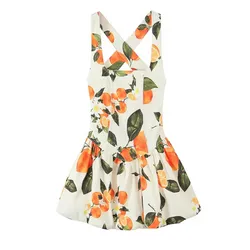 Vestido Estampado Naranjas ZARA