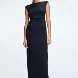 Vestido largo negro 