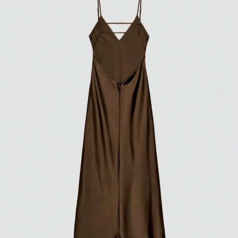 Vestido largo Satinado