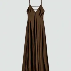 Vestido largo Satinado