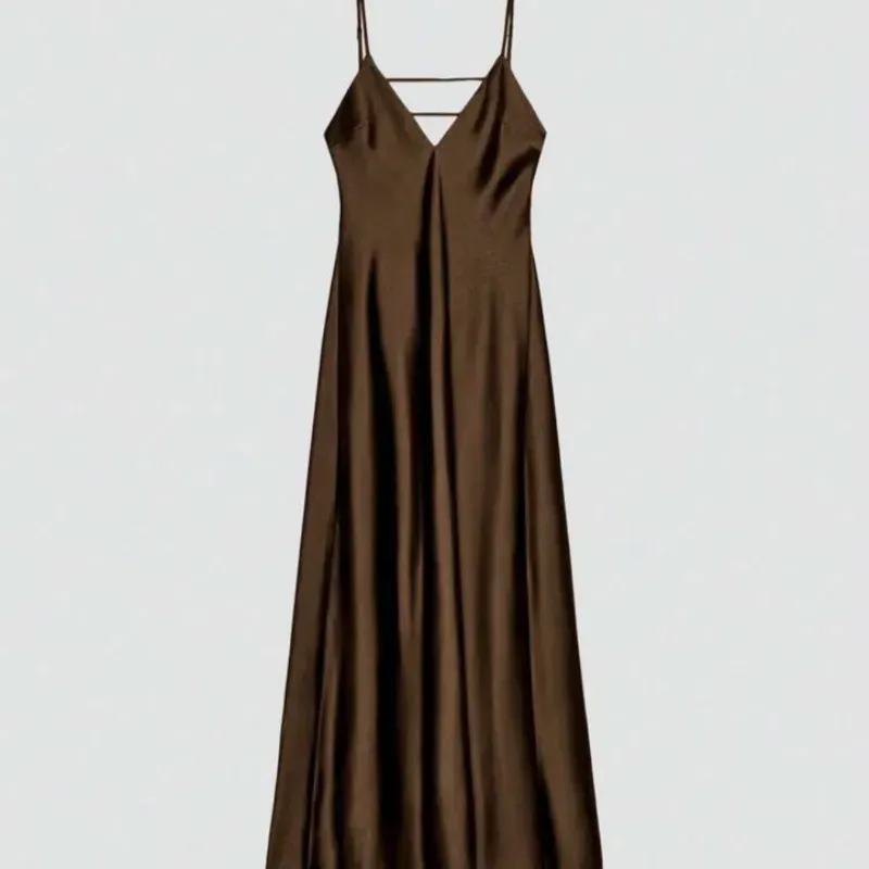 Vestido largo Satinado