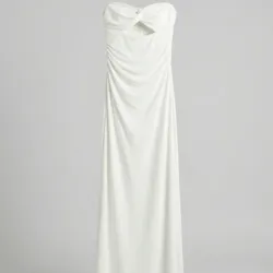 Vestido Largo ZARA Blanco