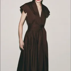 Vestido Marrón Zara