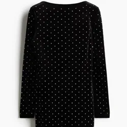 Vestido negro H&M