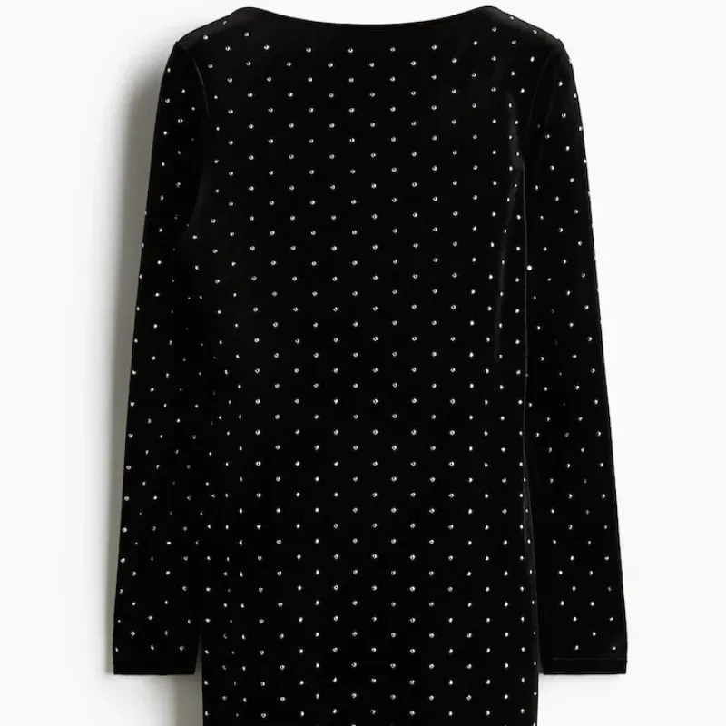 Vestido negro H&M