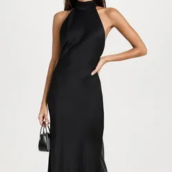 Vestido negro largo