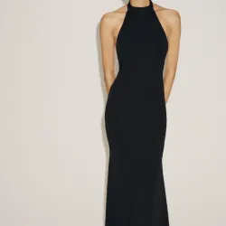 Vestido ZARA Negro Largo