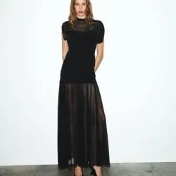 Vestido Negro ZARA