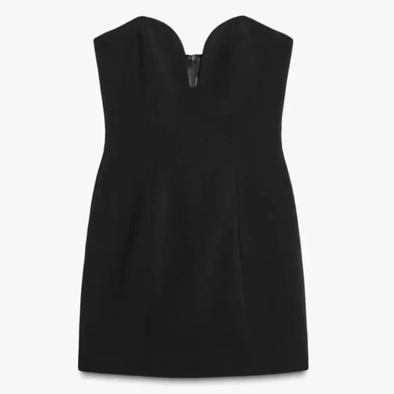 Vestido negro Zara